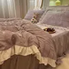 Bedding Sets Inseto de quatro peças de cama Netflix Princess Wind Bed Sheet Capa de edreca da fronha coreana de estilo coreano Decoração do dormitório 230308