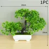 Dekorativa blommor Simulering Växt Bonsai Multi-stil och flerstora ornament Flower Ball Grass Potted Home Decoration Small