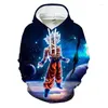 Heren Hoodies 3D Hooded Jacket Persoonlijkheid Hoodie Dubbelzijdige afdrukken Herfst- en Winter XL Street Clothing Coole Jas