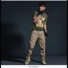 Pontas de calças de alta qualidade homens casuais casuais jogadores táticos militares Camuflage Cargo Multipockless Black Army Troushers 230307