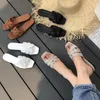 Pantoufles 2023 femmes sandales chaussures pour dames été diapositives bout ouvert plat décontracté plage tongs femme