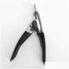 Nagelklippare Art Edge Cutter Gel UV Akryl Fake Clipper Trimmer Tip Manicure Tool Round Scissor Pedicure Artificial Drop Delivery DH5FX