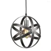 Lampy wisiork Nordic Antique żyrandol Creative Black Earth Retro El American Minimalist Industrial Bar KTV Dekoracyjne oświetlenie