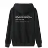 Herenhoodies Sweatshirts Beste persoon achter mij Hoodie Gepersonaliseerde Be Kind Message Hoody Geestelijke gezondheid bewustzijn Sweatshirt met lange mouwen Pullovers 230308