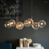 Pendant Lamps Nordic Modern Lights For Dining Room Glass Lampshade Hanging Lamp Living Home Deco Restaurant Suspension Luminaire