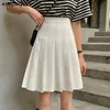 Skirts Skirts Pleated Women High Waist Summer Knee-length Preppy Style Harajuku Y2k Street School Cosplay Casual Female Faldas 230308