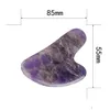 Массажер для лица Gua Sha Masr Tool Stone, используемый для улучшения кровообращения Удаление скребка Drop Доставка Здоровье Красота Mas Dhkgm