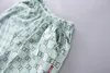 Ropa para niños, moda de verano, ropa para niñas pequeñas, camiseta informal para niños, pantalones cortos, 2 unids/set, traje de algodón para niños pequeños, chándales para niños