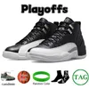 Jumpan 12s Basketball Chaussures pour hommes Fashion Trainers Black Taxi A MA Maniere Black Stealth Playoffs Reverse Game Game Black Game Royal The Master Mens Womens Sneakers