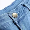 Mäns jeans jeans herrar mager blå blyertsbyxor skrapa smala denim byxor höst hip-hop-denim byxor män mode streetwear jeans 230308