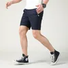 Short masculin avec poches à fermeture éclair stretch stretch short golf short coton coton vêtements d'été
