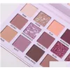 Eye Shadow Ucanbe 18Colors Aromas New Nude Eyeshadow Palette Long Lasting Mti Reflective Shimmer Matte Glitter Pressed Pearls Drop D Dhqx1