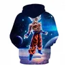 Heren Hoodies 3D Hooded Jacket Persoonlijkheid Hoodie Dubbelzijdige afdrukken Herfst- en Winter XL Street Clothing Coole Jas