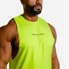 Men's Tank Tops 2023 Brand Men Muscle Workout Vest Casual Bodybuilding Gym Sleeveless Undershirt Fitness Stringer Singlet