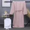 Women's Sleepwear Women Autumn Towel Kimono Bath Robe Bridesmaid Robes Femme Sexy Waffle Bathrobe Dressing Gown Bride Wedding Peignoir