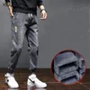 Jeans masculinos inverno streetwear caloroso joggers harém jeans homens coreanos jeans jeans grossos calças jeans de homem de jeans 230308