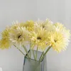 Dekorativa blommor Modern Daisy Artificial Flower for Vase Fake Wedding Decoration Home Garen 1 st