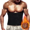 Men's Body Shapers Men Workout Waist Trainer Tummy Slimming Sheath Sauna Shaper Trimmer Belt Abdomen Shapewear Corset Fitness