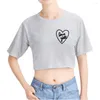 Women's T Shirts Addison Rae Love Y'all Printing Logo Merch Crop Top Exposed Navel T-Shirt Oversize ONeck Tops Women Funny Tshirt