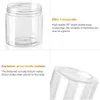 Storage Bottles Jars 10pcs 30506080100120150ml Food Storage Jars Clear Lid Bottle Pot Balm Plastic Container Can Tin Transparent Screw Empty J230301