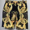 Summer Fashion Mens Silk Shorts Medus Print Casual Pants Designer Pants Shorts Шорты хип -хоп.