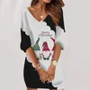 Casual Dresses Womens Christmas Long Sleeve Party Holiday Dress