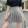 Röcke Jocoo Jolee Frauen Sommer hohe Taille karierte Röcke lässig Koreanisch eine Linie Shirts Japanische Schule Kawaii A-Line-Röcke für Teenager 230308