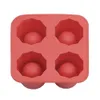 Glassverktyg Ice Cube Tray Silicone Molds Ice Ball Maker Shot Glasses Ice Mold Silicone Form For Ice Chocolate Candy Bar Kitchen Accessories Z0308