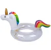 Paillettes Bébé Flotteurs Animal Anneau De Bain Jouet Aide Piscine Bouée Tubes De Natation Matelas Bébé Licorne Flamingo sécurité Sièges De Natation Anneau Enfants monter sur flotteur de piscine