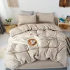 Постилочные наборы стеганого одеяла набор с постельным бельем Single/Queen/King Size Colcha de Cama Casal Casal Color Comforter Pdel Set для двуспальной кровати 230308
