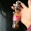 Narguilés Le nouveau narguilé en verre Sprite Cola, tuyaux de brûleur à mazout en gros Bongs