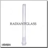 Nytt glasdownstem 3 '' Rökstam 6 '' 14mm Female-18mm Manlig Percolater rökande tillbehör