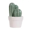 Decoratieve bloemen Cactus hars decor ornamenten simulatie potten kleine desktop creatieve woonkamer decoraties