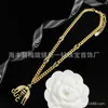 Fashion Collection 2023 New Luxury High Quality Fashion Jewelry for New Bee Necklace Double Tassel Bracelet Earring Ring Hairpin Brass