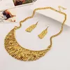 Chains LZHLQ Vintage Ethnic Geometric Hollow Choker Statement Necklace Set Women 2 Colors Zinc Alloy Necklaces Trendy Collares Collier