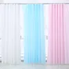 Curtain 1pcs Small Fresh Thickening Solid Color PEVA Shower Curtains Bathroom Frabic Waterproof With Hooks