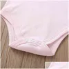 Rompers Born Baby Romper 012 شهرًا الصيف الصيف الصلبة 3 ألوان طفلة بوي فتاة ملابس بذرة بيبيز روباس 211101 إسقاط تسليم الأطفال DHW1A