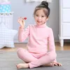 셔츠 도착 2023 어린이 Tops Children 티셔츠 가을 겨울 기본 터틀 넥 셔츠 티 코면 T