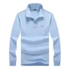 Herren Polos Hohe Qualität 100% Baumwolle Männer Polo Shirts Langarm Fit Typ Revers Männlich T-shirt Tops Frühling Herbst Flagge t 812 230308