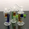 Hookahs Coloured Bend Filter Glass Pot Wholesale Bongs Oil Burner Pipes