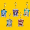 Schlüsselanhänger Anime Genshin Impact Schlüsselanhänger ZhongLi Tartaglia HuTao Männer Auto für Frauen Acryl Schlüsselanhänger Geschenke Tasche Charm Zubehör