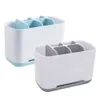 Porte-brosse à dents Support électrique Dentifrice Rack de stockage Stand Maquillage Cas Rasage Brosse Organisateur Salle De Bains Accessoires 230308