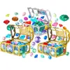 기타 장난감 250g 재미있는 벌크 다이아몬드 보석 보석 어린이 보물 해적 파티 선물 Novedades Para Regalos 230307