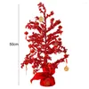 Dekorativa blommor 2023 år Fortune Tree Home Decor Delicate Money Ornament Desktop Decoration Chinese Spring Festival