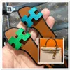Luxury Mini Slipper Bag Charm Leather Shoe Keychain Fashion Brand Sandal Handbag Ornament Women Accessories Car Pendant Gift230t