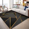 Tapijt Noordse stijl Geometrische woonkamer Tapijt Rug Moderne luxe slaapkamer Bedbout Tapijt Tapijt Huisdecoratie Parlor Zacht vierkant Fluize vloermat 230308