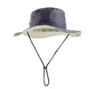 Neue Sommer-Boonie-Hüte für Herren mit breiter Krempe, Angeln, Sport im Freien, atmungsaktiv, Camping, Sonnenschutz, Eimerhut