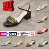 Leather Sandals Party Sandal Fashion Ladies Dress Shoes Suede Sexy High Heels wedding mid-heel Shoe Size 35-42 Chunky heel Slippers Women Summer shoes