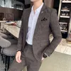 Herenpakken Blazers Boutique Grote maten 7XL Herenblazer Mode Zakelijk Italiaanse stijl Linnen Vrije tijd Bruiloft voor kantoorpersoneel Een blazer samenstellen 230308