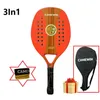 Tennisracketar för partner Big Sells Carbon and Glass Fiber Beach med skyddspåse Cover Soft Face 230307